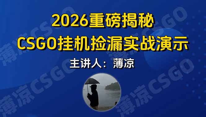 （17258期）CSGO游戏挂机游戏搬砖最新升级，普通小白一部手机可日入300+当天见结果，支持验证