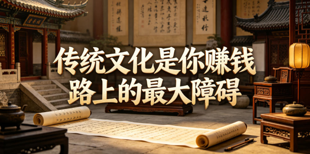 付费文章：传统文化是你賺钱路上的最大障碍