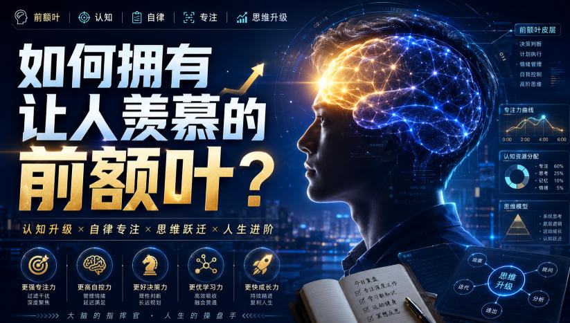 付费文：如何拥有让人羡慕的前额叶？