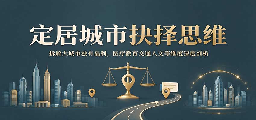 定居城市抉择思维：拆解大城市独有福利，医疗教育交通人文等维度深度剖析