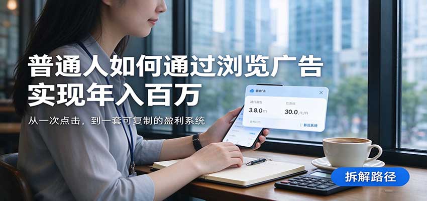 2026最新技术24小时全自动浏览广告，全网独家，单台设备日入200+，支持实地学习考察