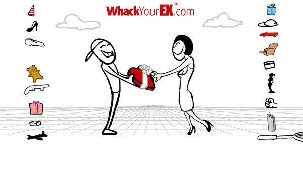 (6337期)抖音最火无人直播玩法暴打前任弹幕礼物互动整蛊小游戏 (游戏软件+开播教程)